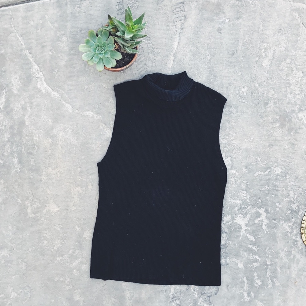 High Neck Black Sweater 🖤